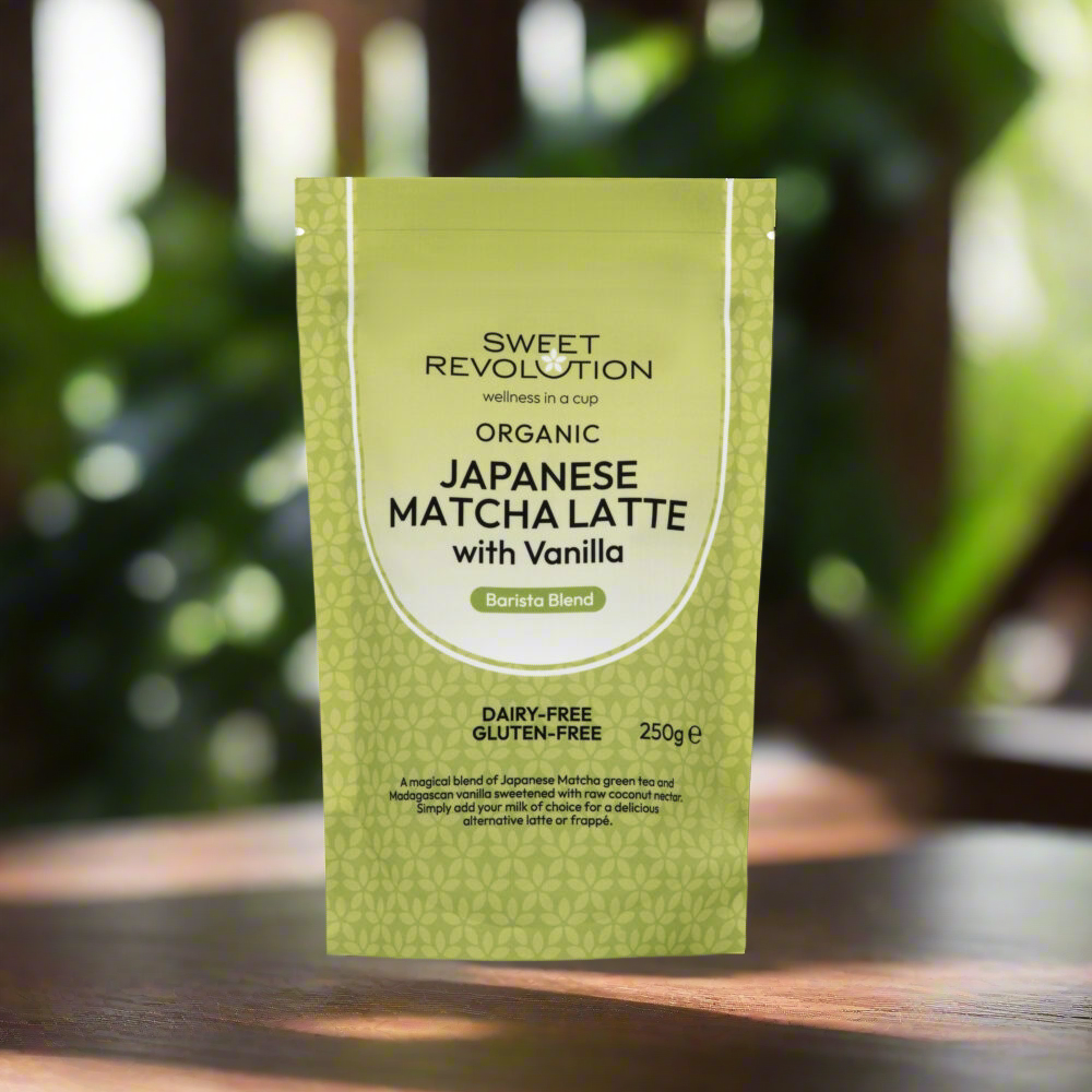 SR Organic Matcha Latte With Vanilla - Premium Organic Blends from Bean and Brew Co. - Just £23.99! Shop now at Bean & Brew Co.