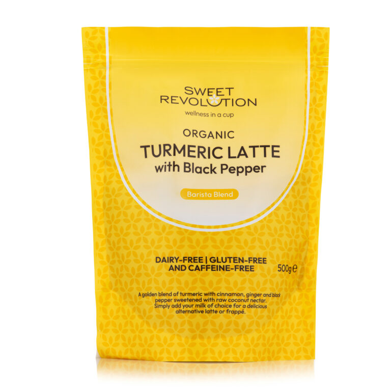 SR Organic Turmeric Latte With Black Pepper - Premium Organic Blends from Bean and Brew Co. - Just £23.99! Shop now at Bean & Brew Co.