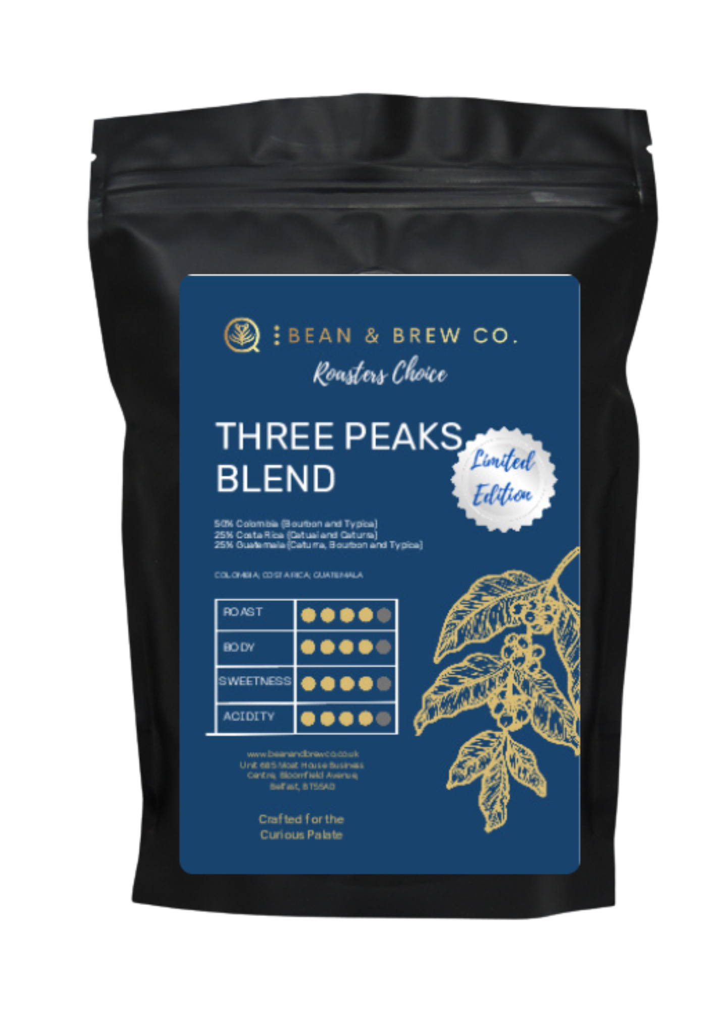 Three Peaks Blend - SPECIAL OFFER - Premium Blends from Bean and Brew Co. - Just £14.99! Shop now at Bean & Brew Co.