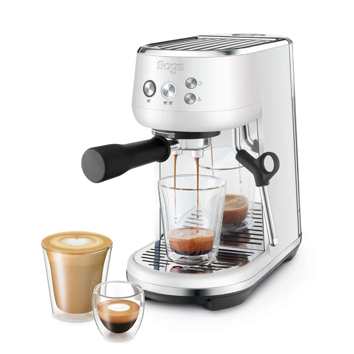 Sage The Bambino Espresso Machine (Sea Salt) - Premium Coffee Machines from Sage - Just £329.95! Shop now at Bean & Brew Co.