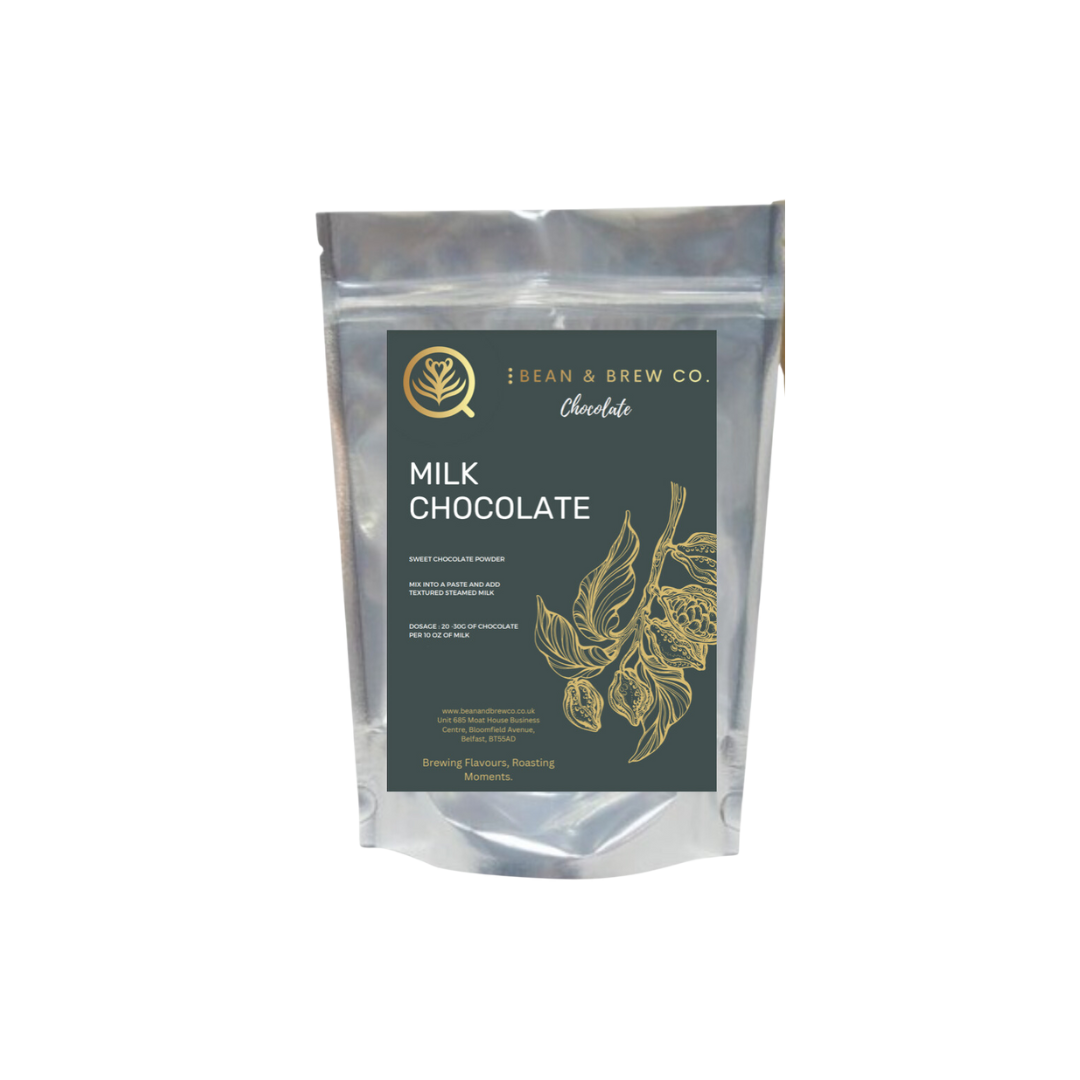 Milk Chocolate Powder - Premium Chocolate from Bean and Brew Co. - Just £7! Shop now at Bean & Brew Co.