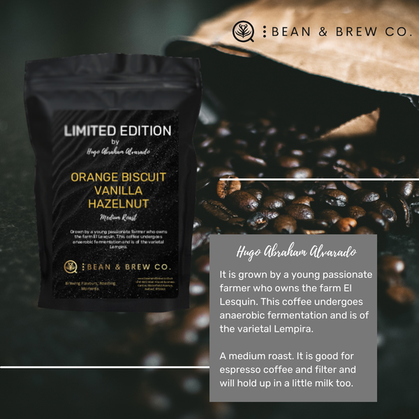 Limited Edition - Hugo Abraham Alvarado - Premium Blends from Bean & Brew Co. - Just £14.99! Shop now at Bean & Brew Co.