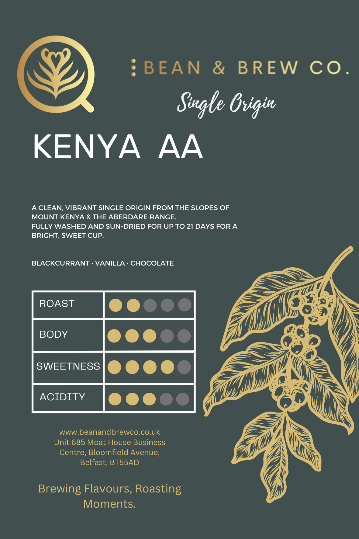 Kenya AA - Bean & Brew Co.
