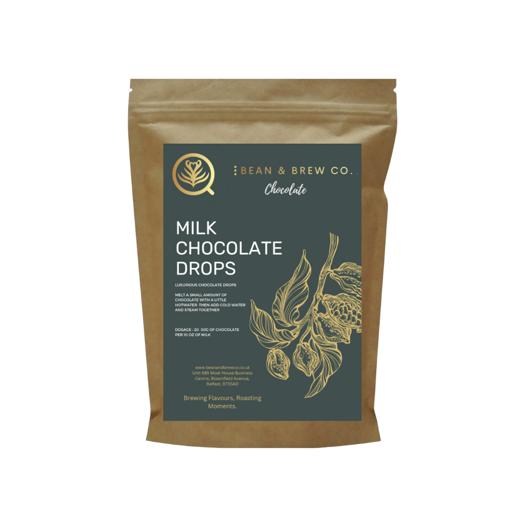 Chocolate Drops - Milk - Premium Chocolate from Bean and Brew Co. - Just £9.50! Shop now at Bean & Brew Co.