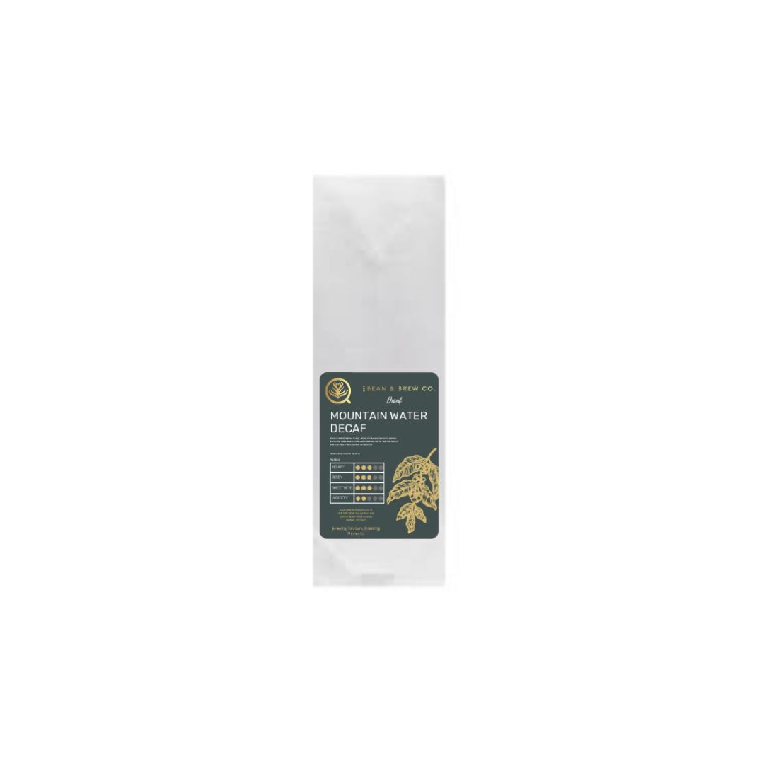 Mountain Water Process Decaf - Premium Decaf from Bean and Brew Co. - Just £12.49! Shop now at Bean & Brew Co.