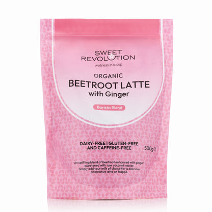 SR Organic Beetroot Latte With Ginger - Premium Organic Blends from Bean and Brew Co. - Just £23.99! Shop now at Bean & Brew Co.