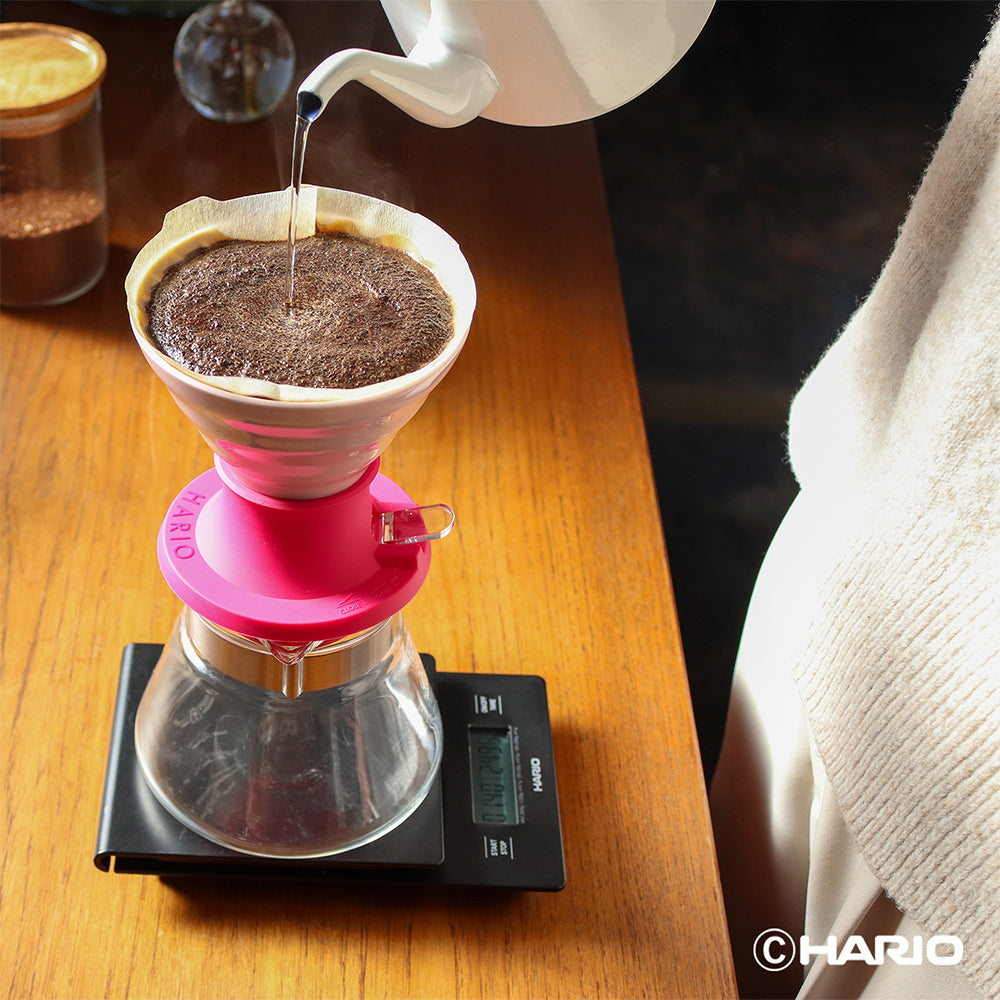 Hario Switch V60 Ceramic Immersion Dripper - Berry Pink (Size 02) - Premium  from Hario - Just £60! Shop now at Bean & Brew Co.