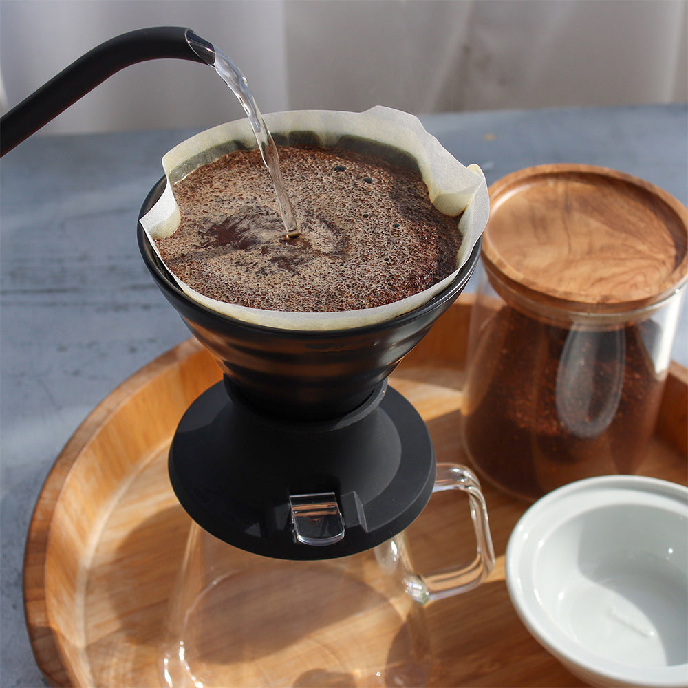 Hario Switch V60 Ceramic Immersion Dripper - Smokey Black (Size 02) - Premium  from Hario - Just £60! Shop now at Bean & Brew Co.