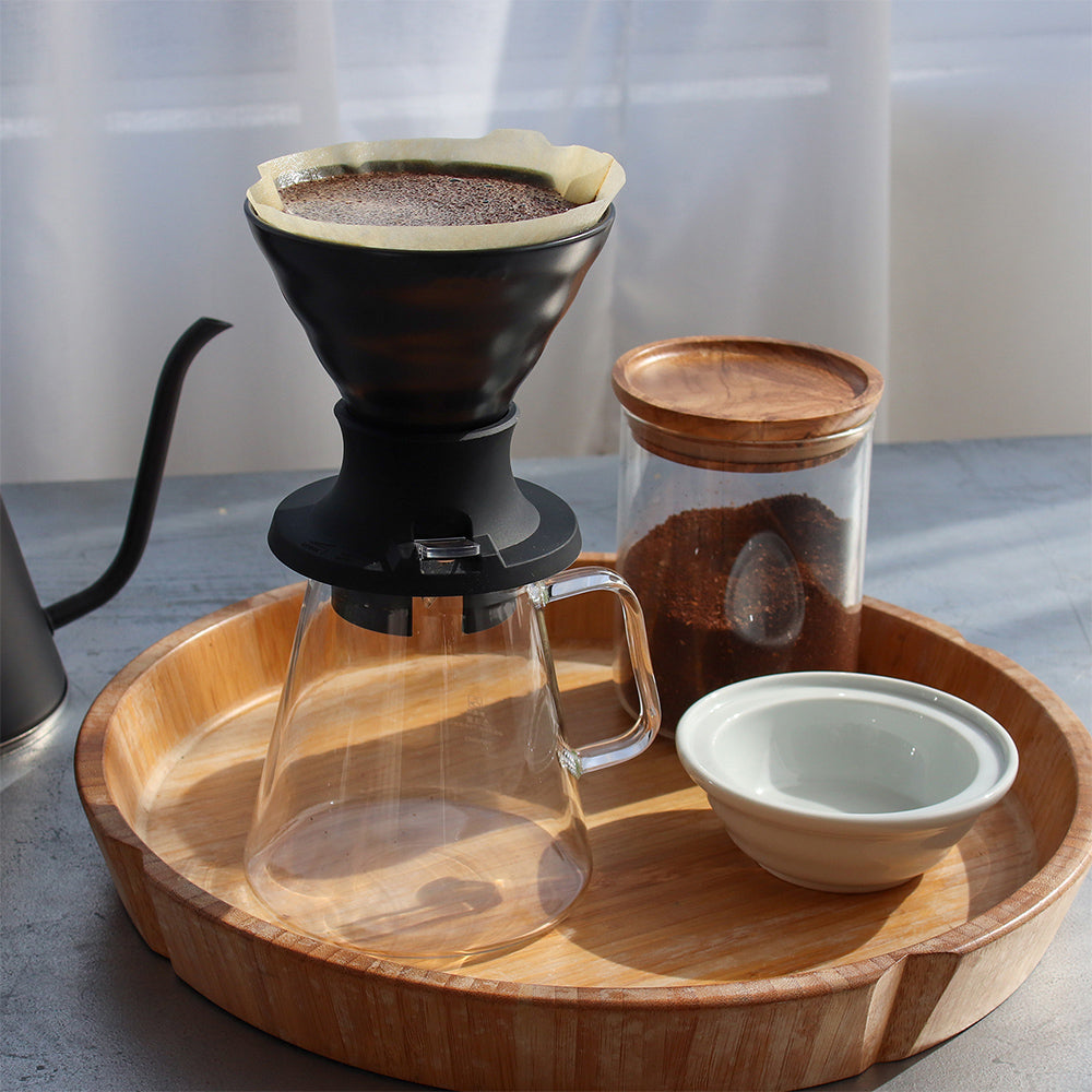 Hario Switch V60 Ceramic Immersion Dripper - Smokey Black (Size 02) - Premium  from Hario - Just £60! Shop now at Bean & Brew Co.
