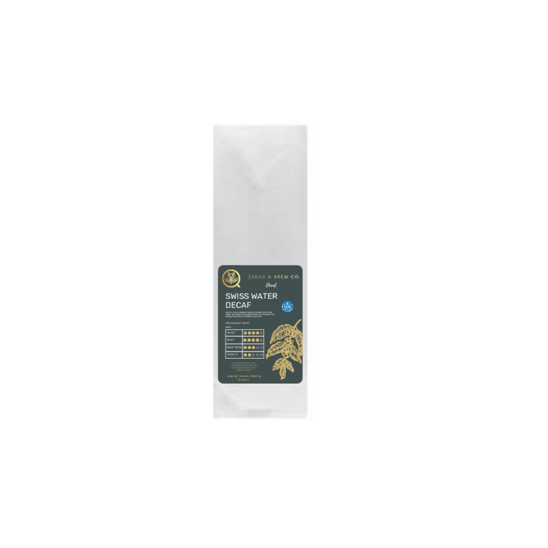 Swiss-Water Decaf - Premium Decaf from Bean and Brew Co. - Just £12.49! Shop now at Bean & Brew Co.