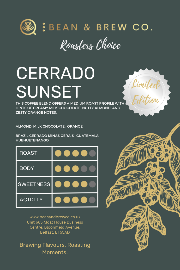 Cerrado Sunset- SPECIAL OFFER - Premium Blends from Bean and Brew Co. - Just £14.99! Shop now at Bean & Brew Co.