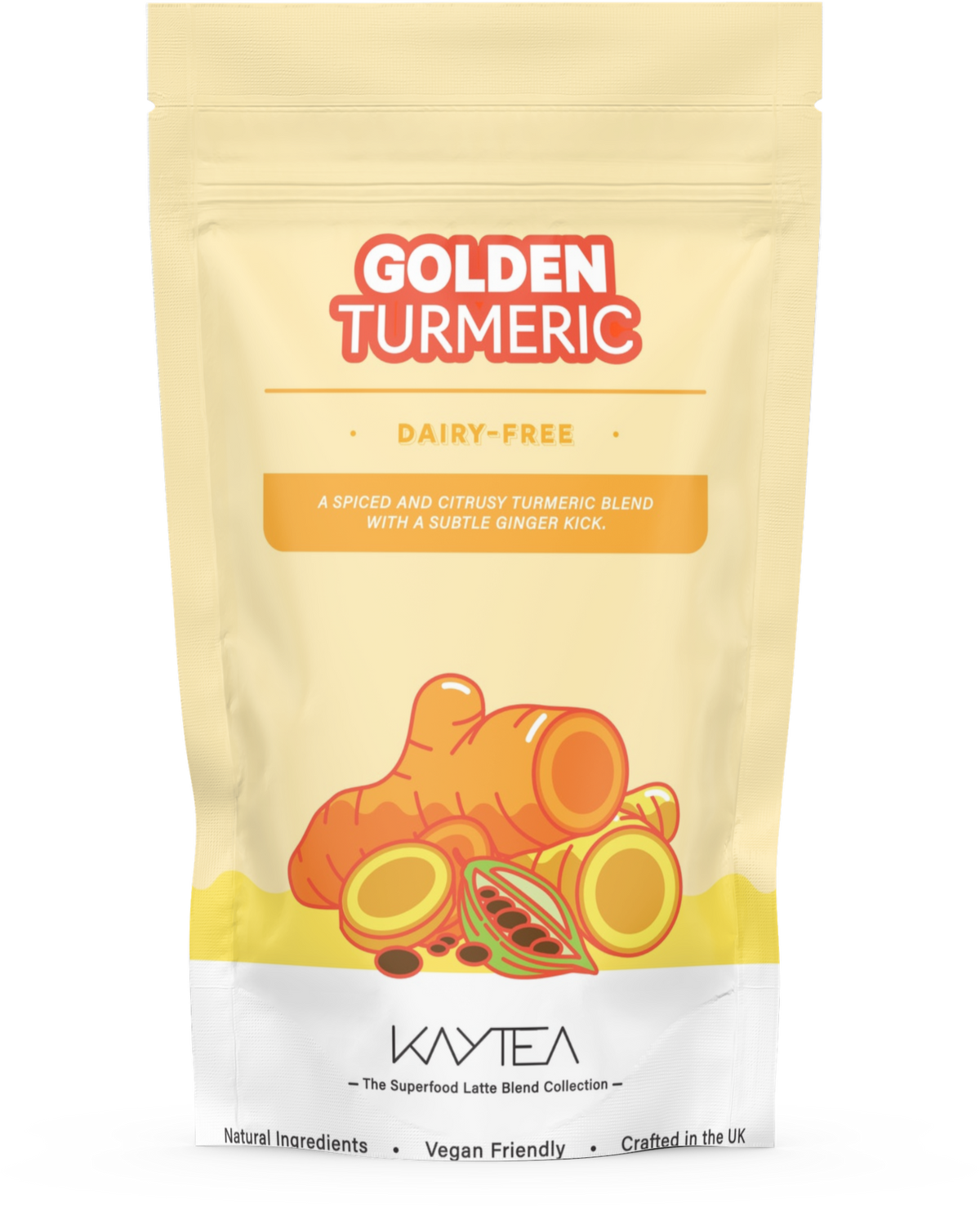 KAYTEA Golden Turmeric Latte - Premium Organic Blends from KAYTEA - Just £12.99! Shop now at Bean & Brew Co.