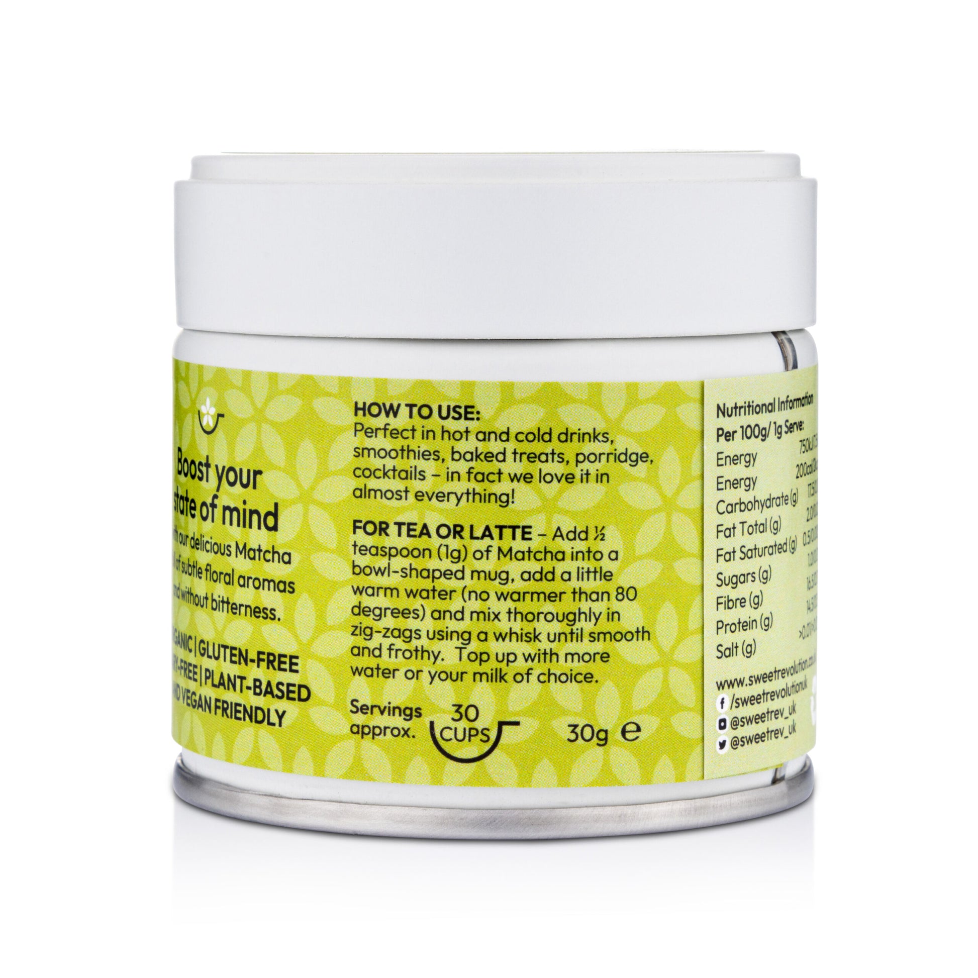 Organic Japanese Ceremonial Matcha Green Tea 30g - Premium Tea from Bean & Brew Co. - Just £22! Shop now at Bean & Brew Co.