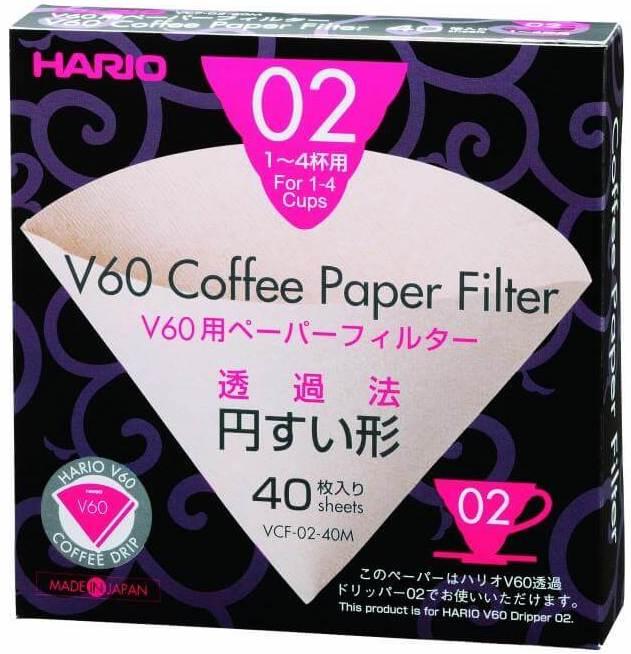 HARIO V60 Paper Filters - Premium Accessories from Bean and Brew Co. - Just £5! Shop now at Bean & Brew Co.