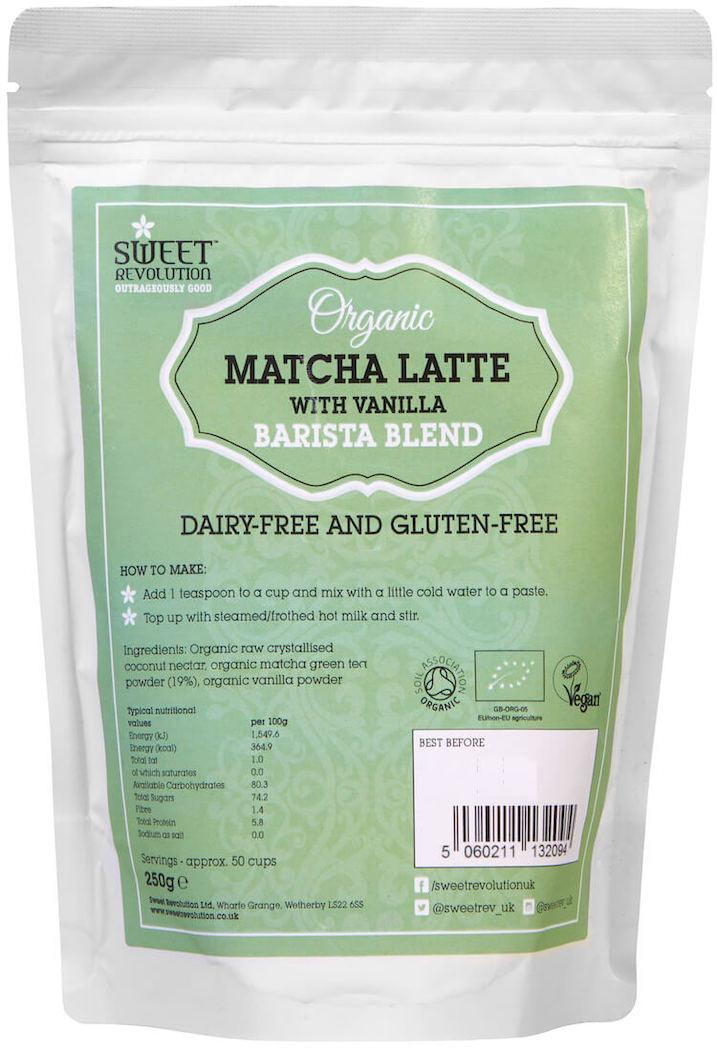 SR Organic Matcha Latte With Vanilla - Premium Organic Blends from Bean and Brew Co. - Just £23.99! Shop now at Bean & Brew Co.