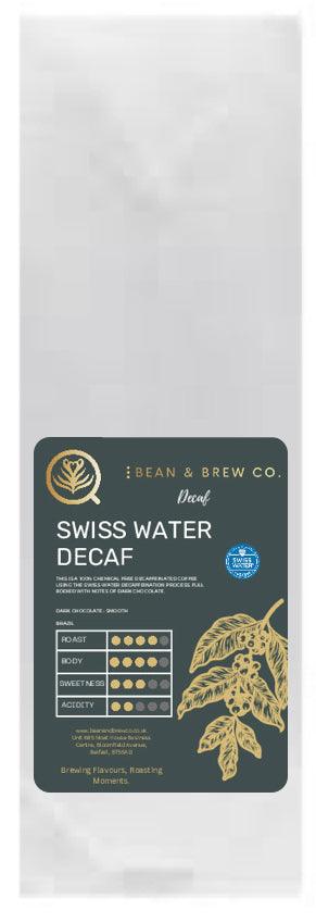 Swiss-Water Decaf - Premium Decaf from Bean and Brew Co. - Just £12.49! Shop now at Bean & Brew Co.