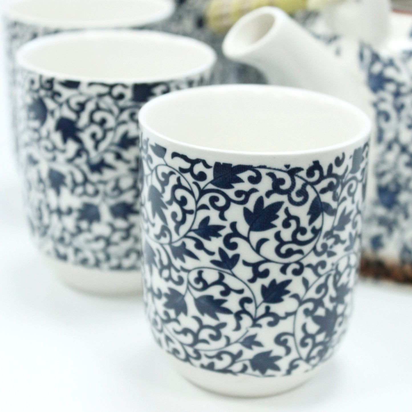 Herbal Tea Pot Set - Blue Pattern - Premium Tea Pot Set from AW DS - Just £22! Shop now at Bean & Brew Co.