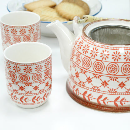 Herbal Tea Pot Set - Amber - Premium Tea Pot Set from AW DS - Just £22! Shop now at Bean & Brew Co.